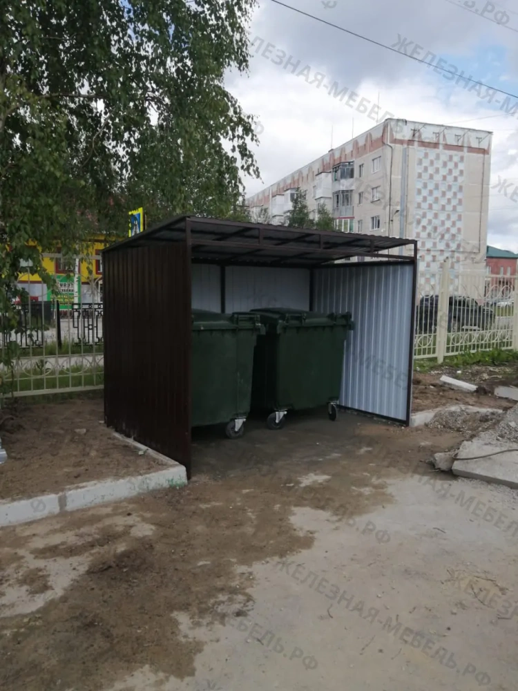 Установка баков для мусора в г. Сургут